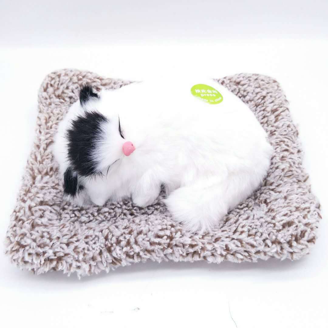 Lifelike Cat Bamboo Charcoal Bag Car Accessories