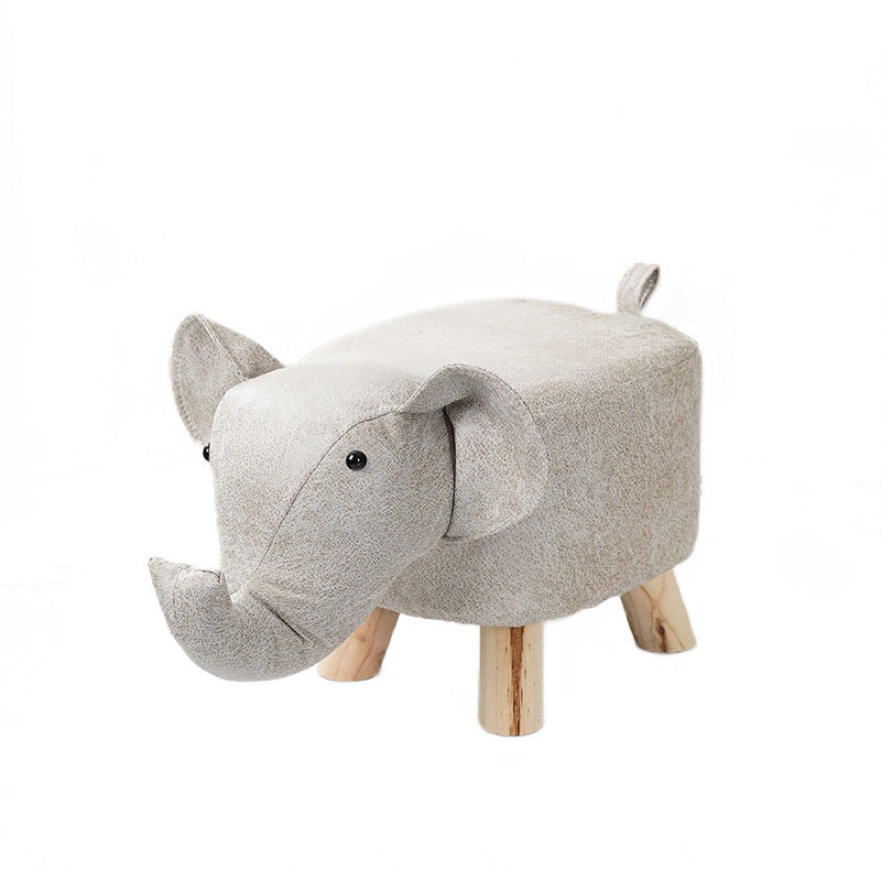 Technology cloth children's small stool household animal shoe changing stool