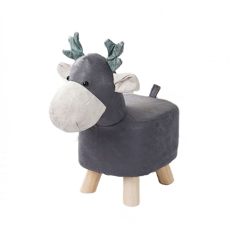 Technology cloth children's small stool household animal shoe changing stool