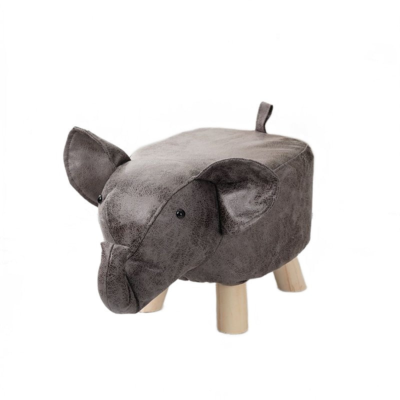 Technology cloth children's small stool household animal shoe changing stool