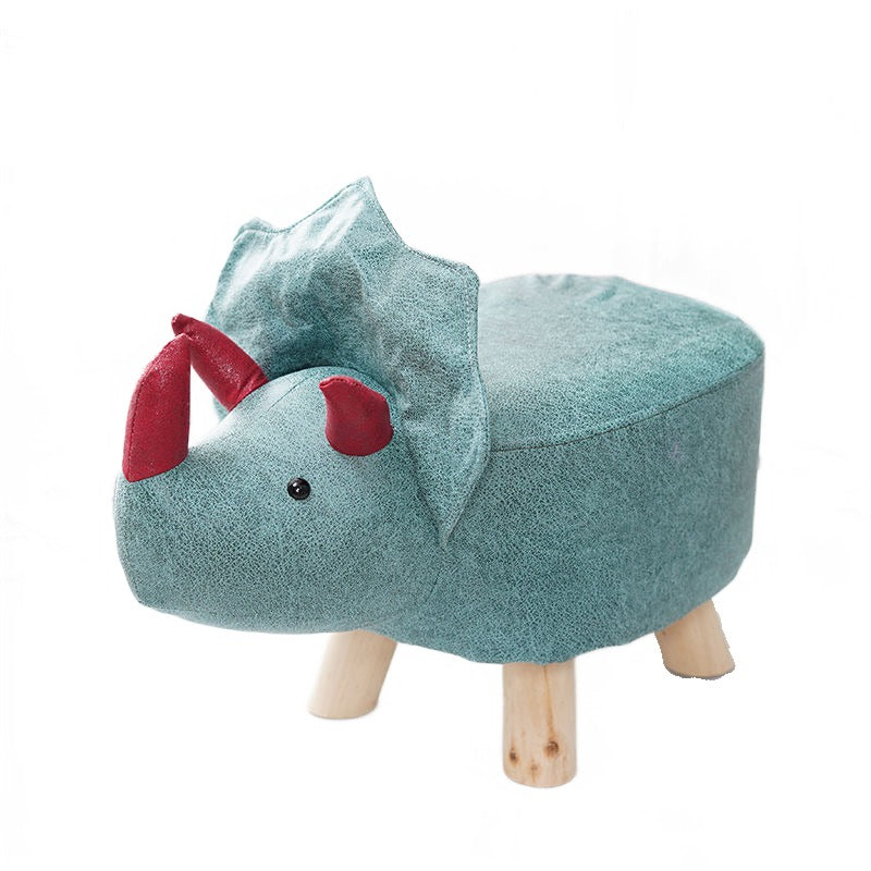 Technology cloth children's small stool household animal shoe changing stool