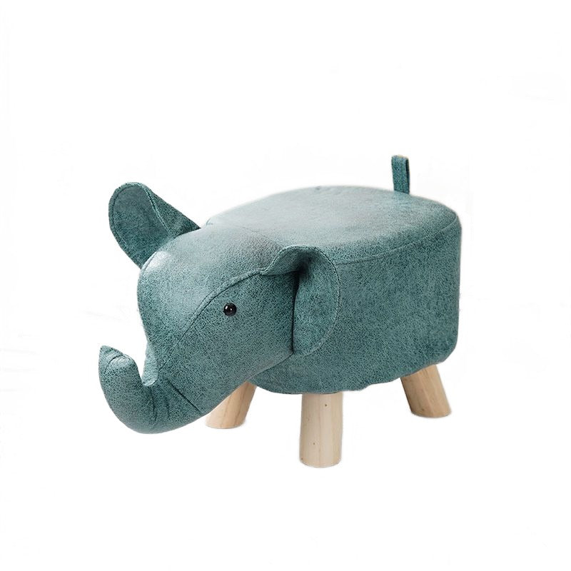 Technology cloth children's small stool household animal shoe changing stool
