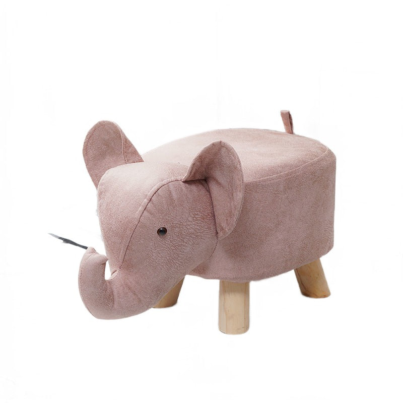 Technology cloth children's small stool household animal shoe changing stool