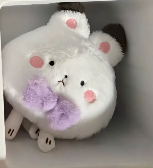 Love and Deepspace Xavier Bunny Plush Toy | Cute Four-Legged Rabbit Stuffed Animal with PP Cotton Filling, Soft Short Plush Anime Collectible Gift