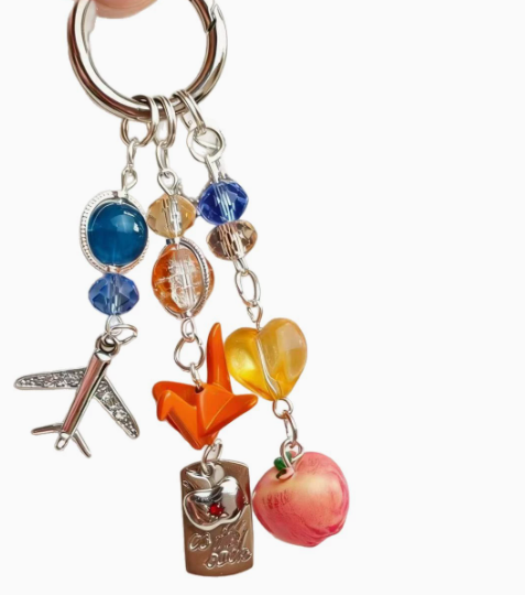 Love and Deepspace Caleb Origami Crane Acrylic Keychain Charm | Phone Strap, Bag Charm, Anime Collectible Gift