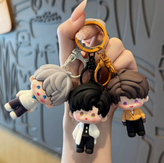 Love and Deepspace Zayne Character Keychain | Anime Bag Charm Key Ring Collectible Gift