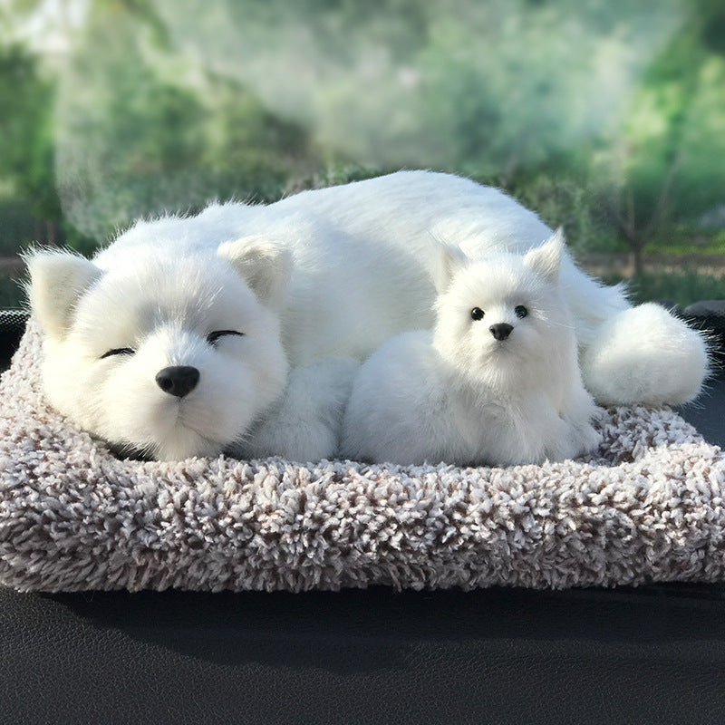 Lifelike Dog Bamboo Charcoal Bag Home Decor Car Accessories