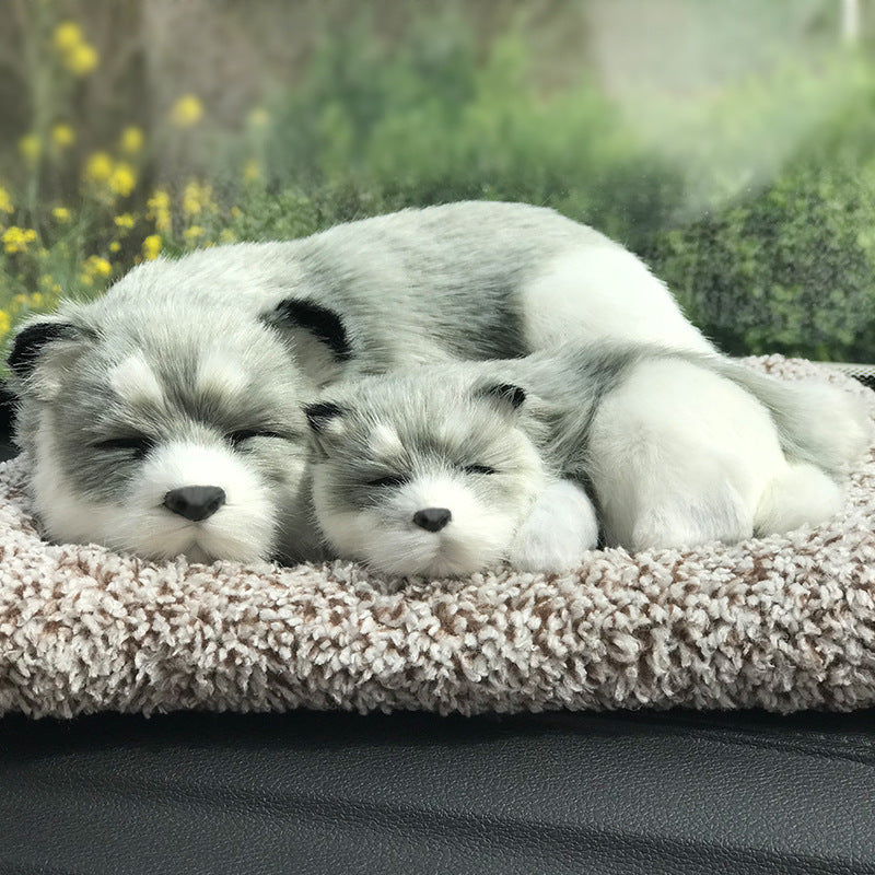 Lifelike Dog Bamboo Charcoal Bag Home Decor Car Accessories