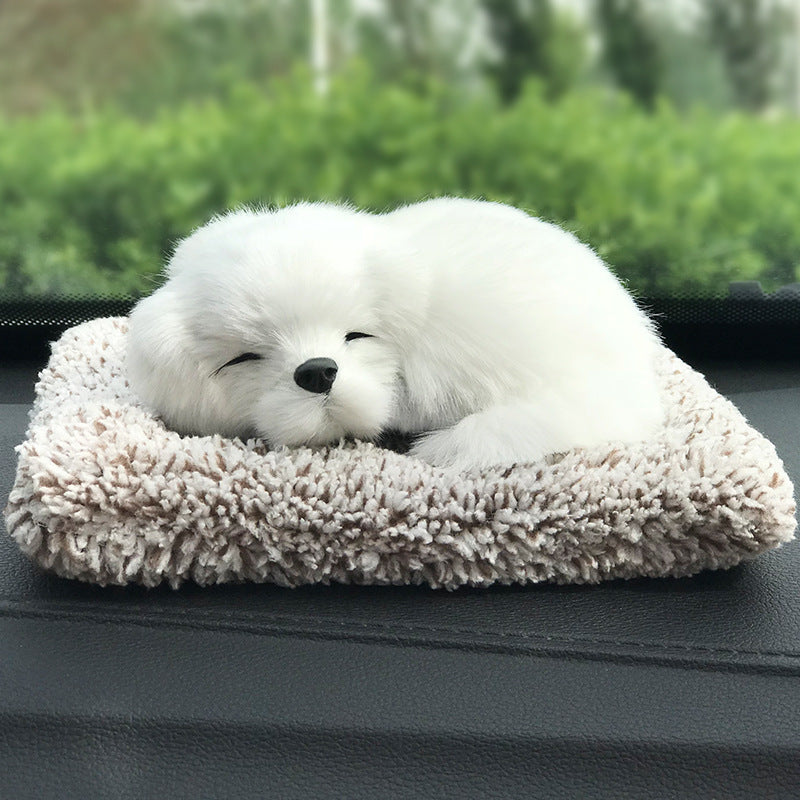 Lifelike Dog Bamboo Charcoal Bag Home Decor Car Accessories