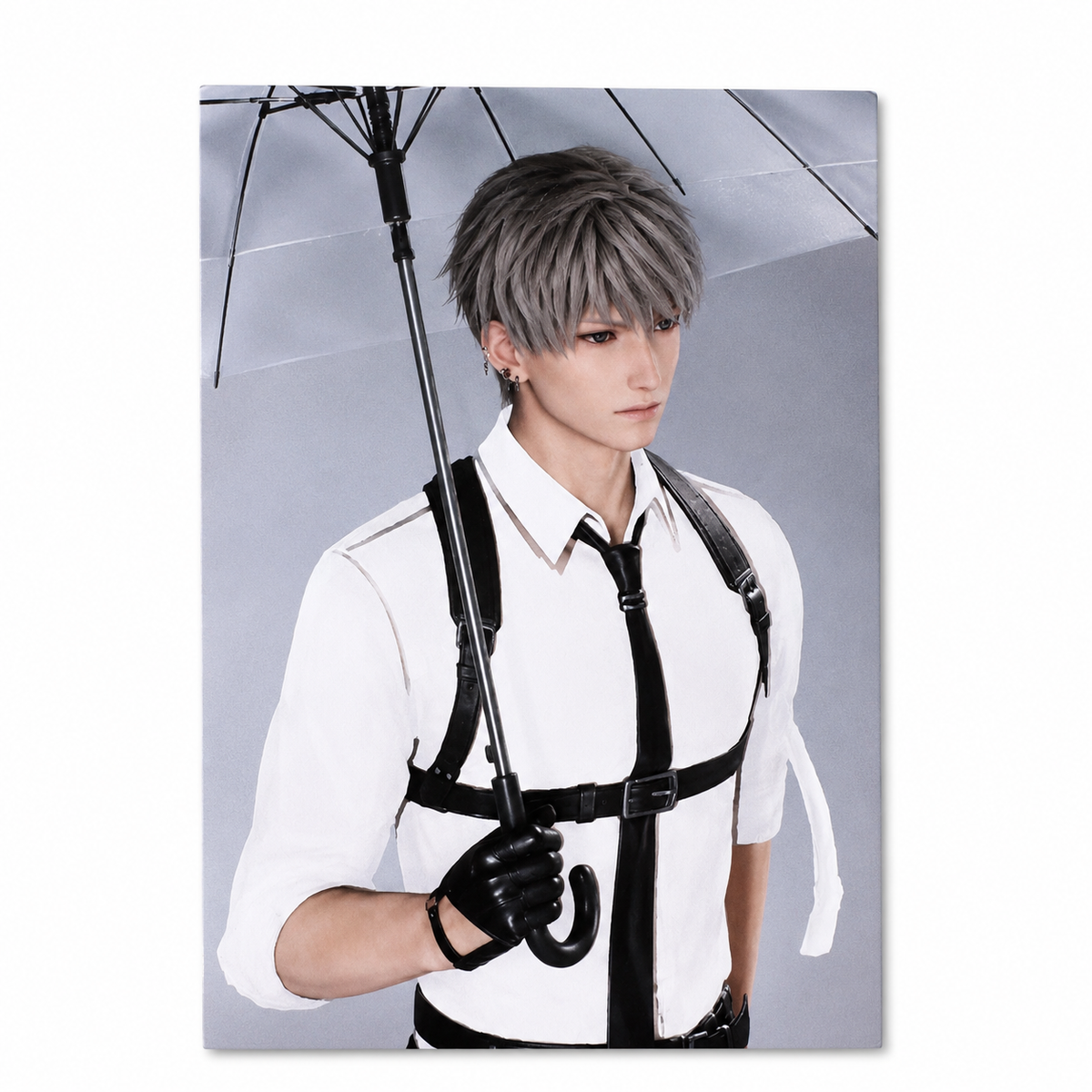 Love and Deepspace Xavier Water Reactive Postcard | Color Changing Collectible Card Anime Game Merchandise Gift