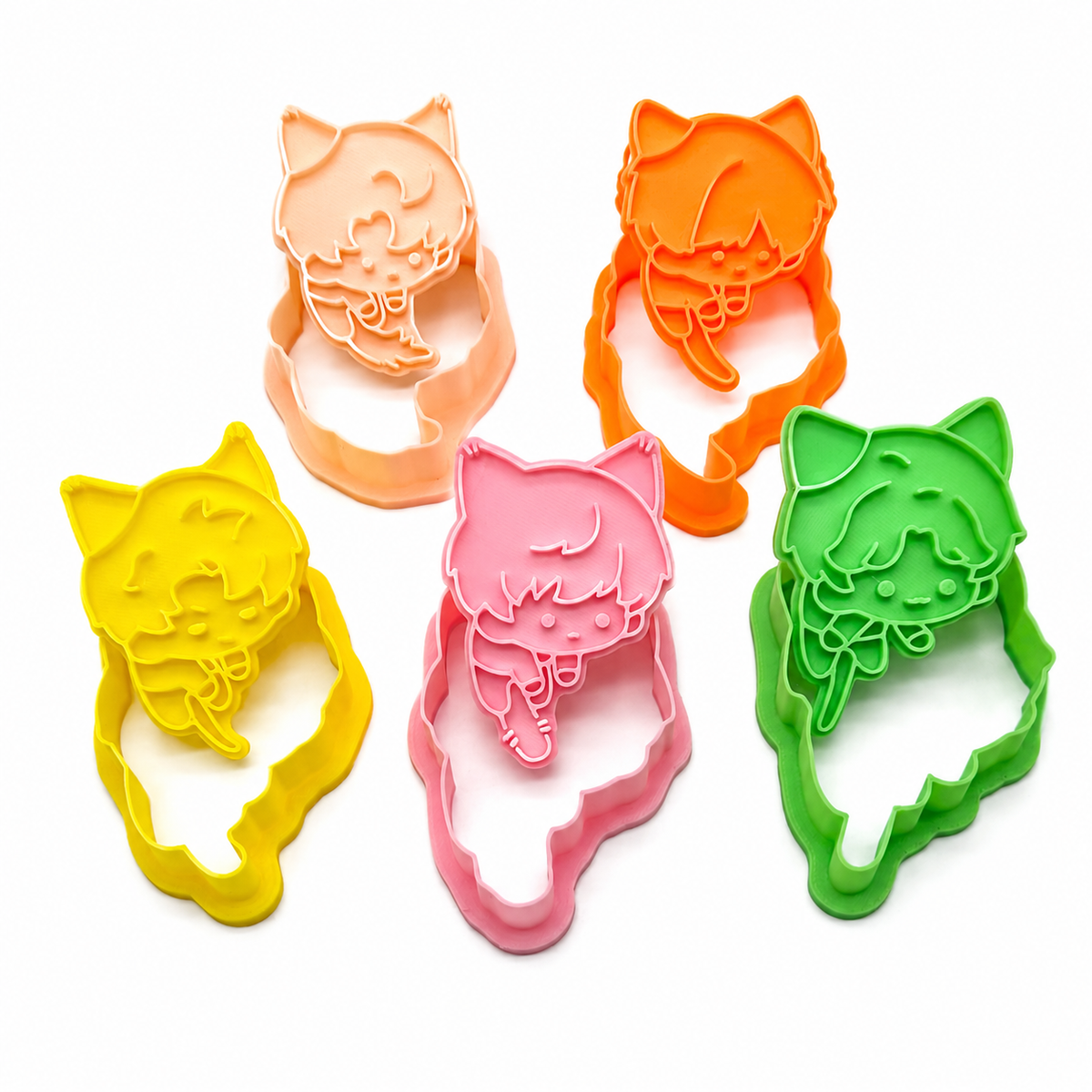 Love and Deepspace Meow Meow Cookie Cutter | Cute Character Cookie Mold Baking Tool Anime Fan Gift