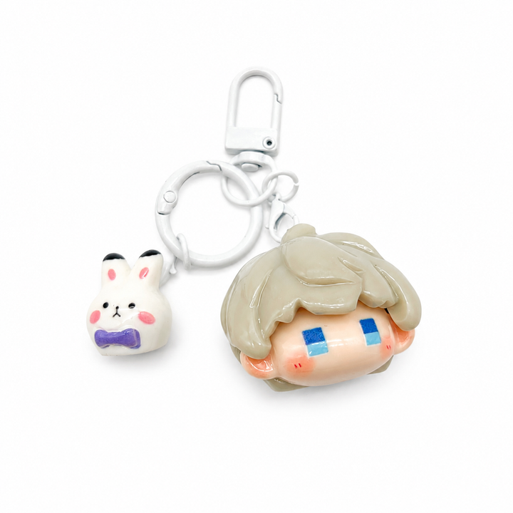 Love and Deepspace Xavier Resin Keychain | Anime Character Bag Charm Backpack Pendant Collectible Gift