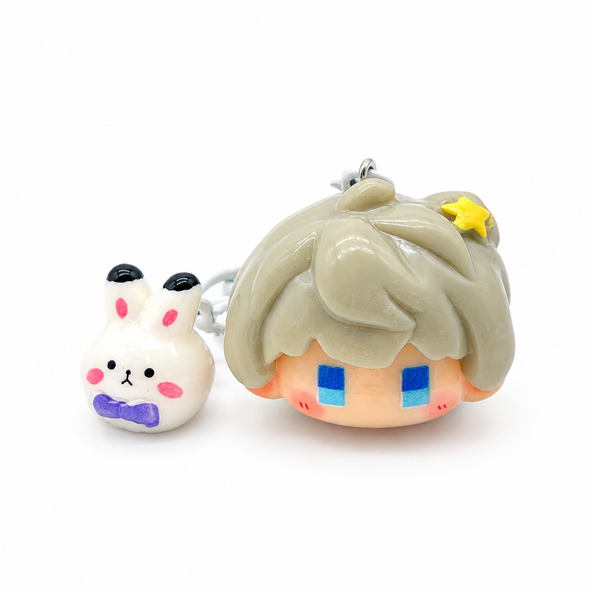 Love and Deepspace Xavier Resin Keychain | Anime Character Bag Charm Backpack Pendant Collectible Gift