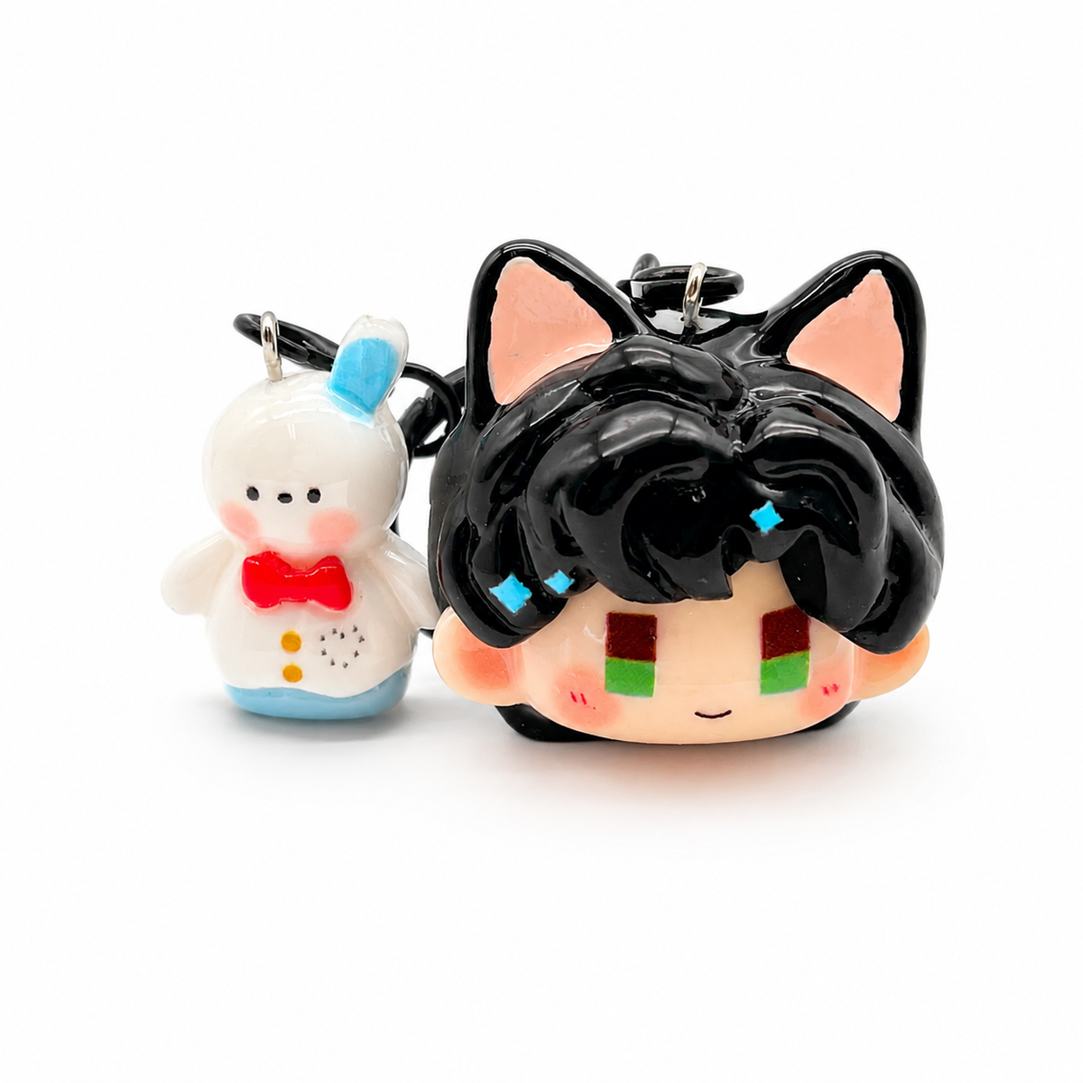 Love and Deepspace Zayne Resin Keychain | Anime Character Bag Charm Backpack Pendant Collectible Gift