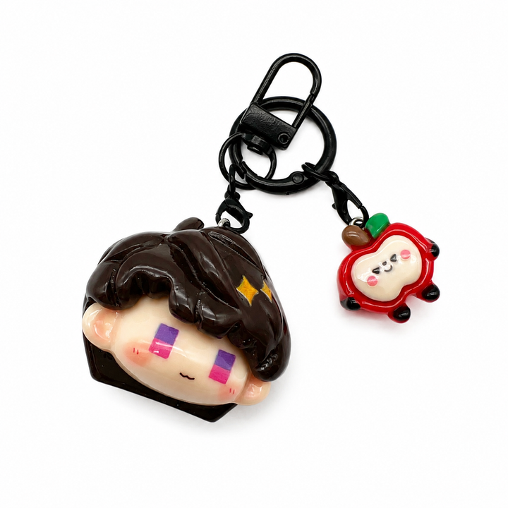 Love and Deepspace Caleb Resin Keychain | Anime Character Bag Charm Backpack Pendant Collectible Gift