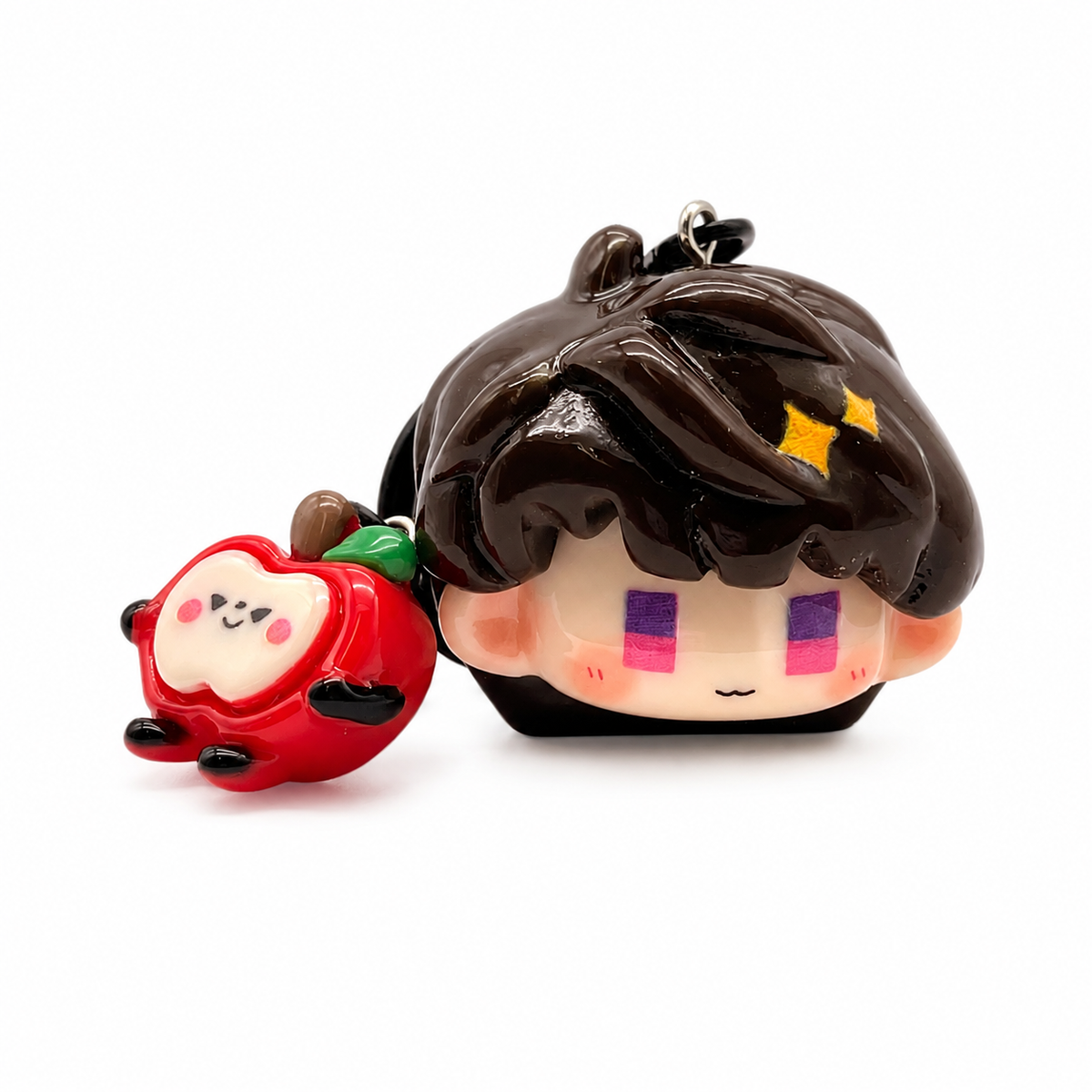 Love and Deepspace Caleb Resin Keychain | Anime Character Bag Charm Backpack Pendant Collectible Gift