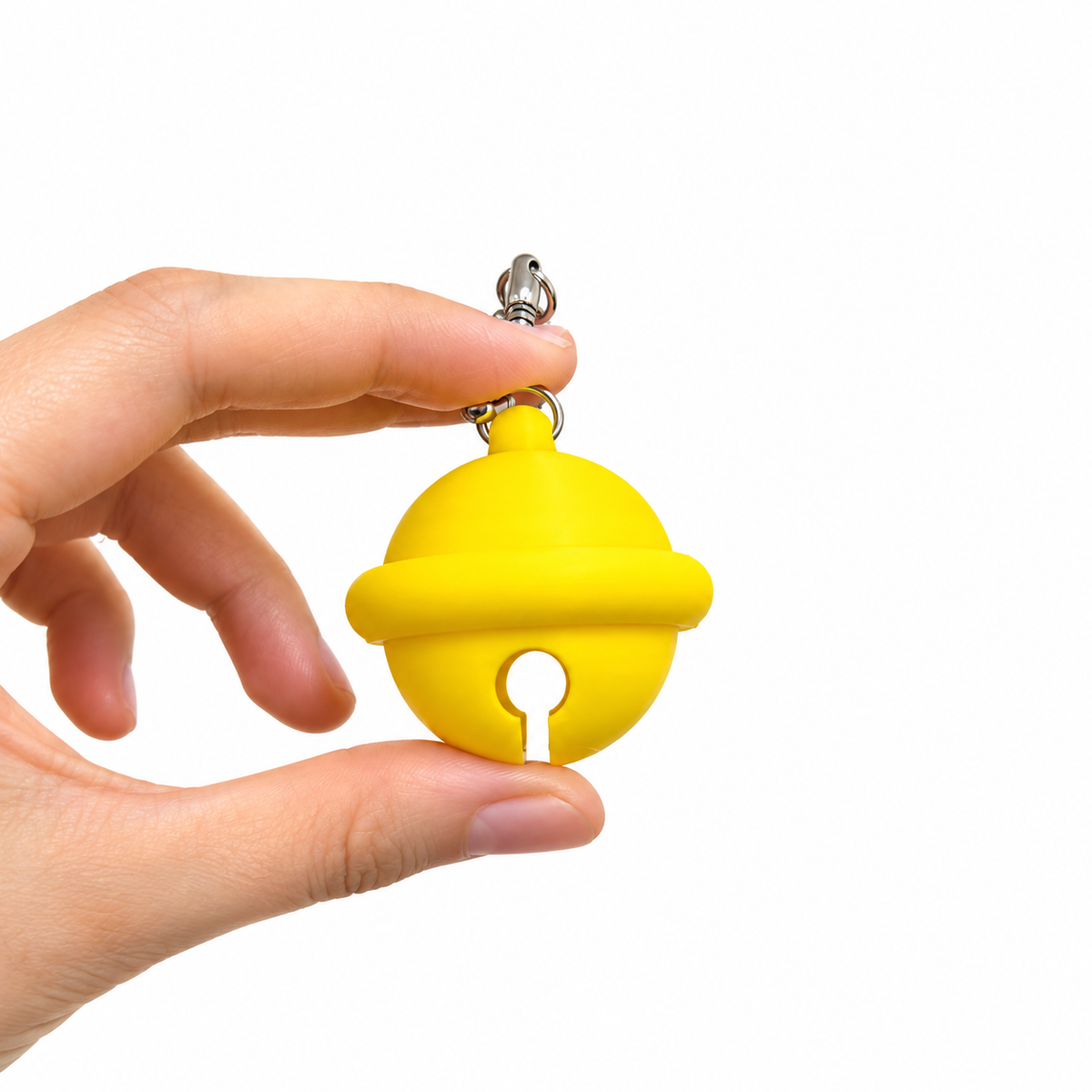Doraemon-Inspired Bell Fidget Keychain | 3D Printed Clicky Button, Cute Backpack Charm