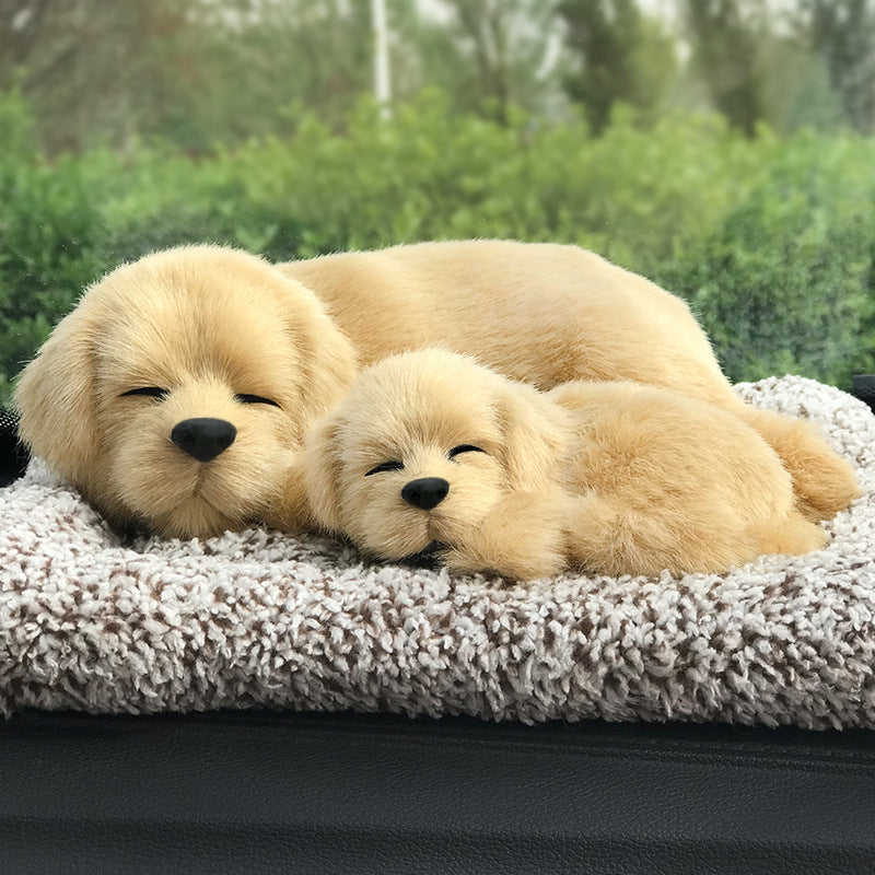 Lifelike Dog Bamboo Charcoal Bag Home Decor Car Accessories