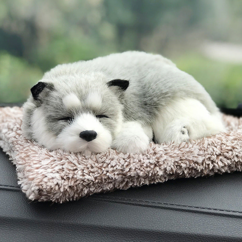 Lifelike Dog Bamboo Charcoal Bag Home Decor Car Accessories