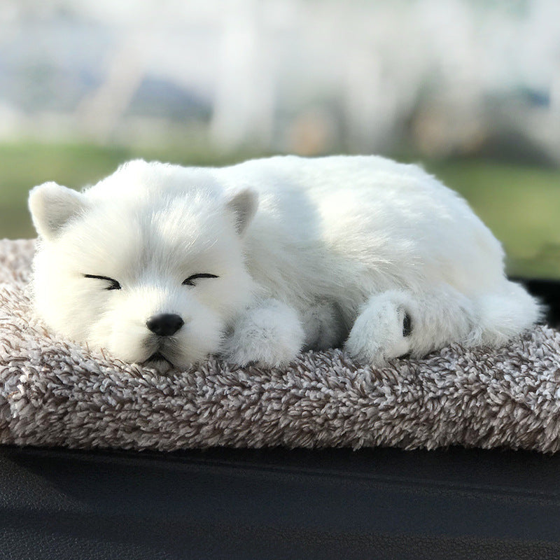 Lifelike Dog Bamboo Charcoal Bag Home Decor Car Accessories