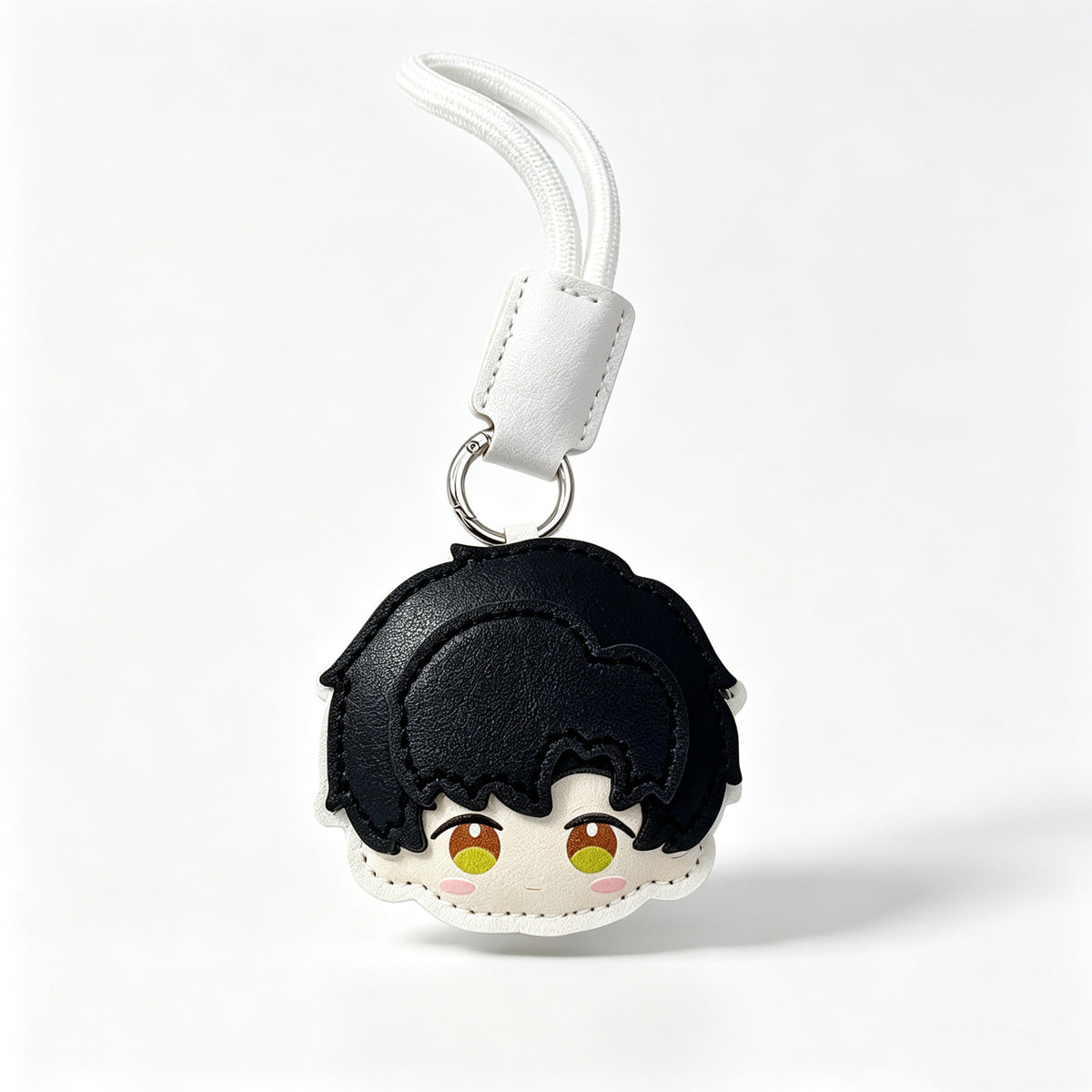 Love and Deepspace Zayne Cute Leather Bag Charm | Anime Keychain Pendant Collectible Gift