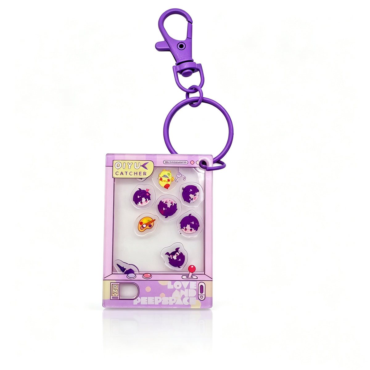 Love and Deepspace Rafayel Acrylic Shaker Bag Charm | Cute Chibi Anime Collectible
