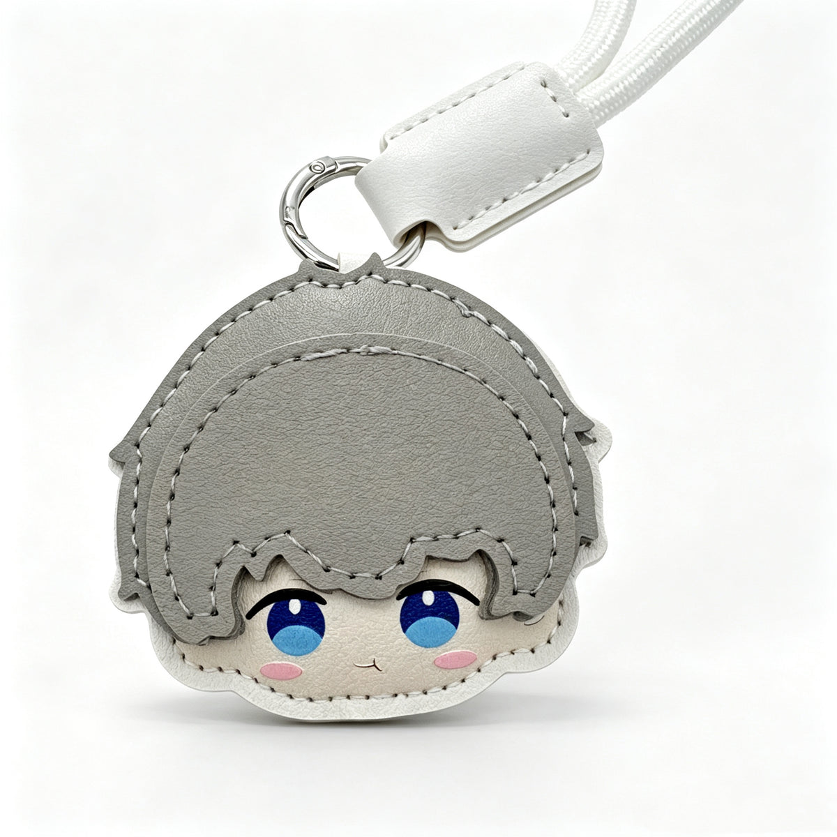 Love and Deepspace Xavier Cute Leather Bag Charm | Anime Keychain Pendant Collectible Gift