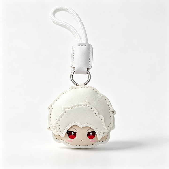 Love and Deepspace Sylus Cute Leather Bag Charm | Anime Keychain Pendant Collectible Gift