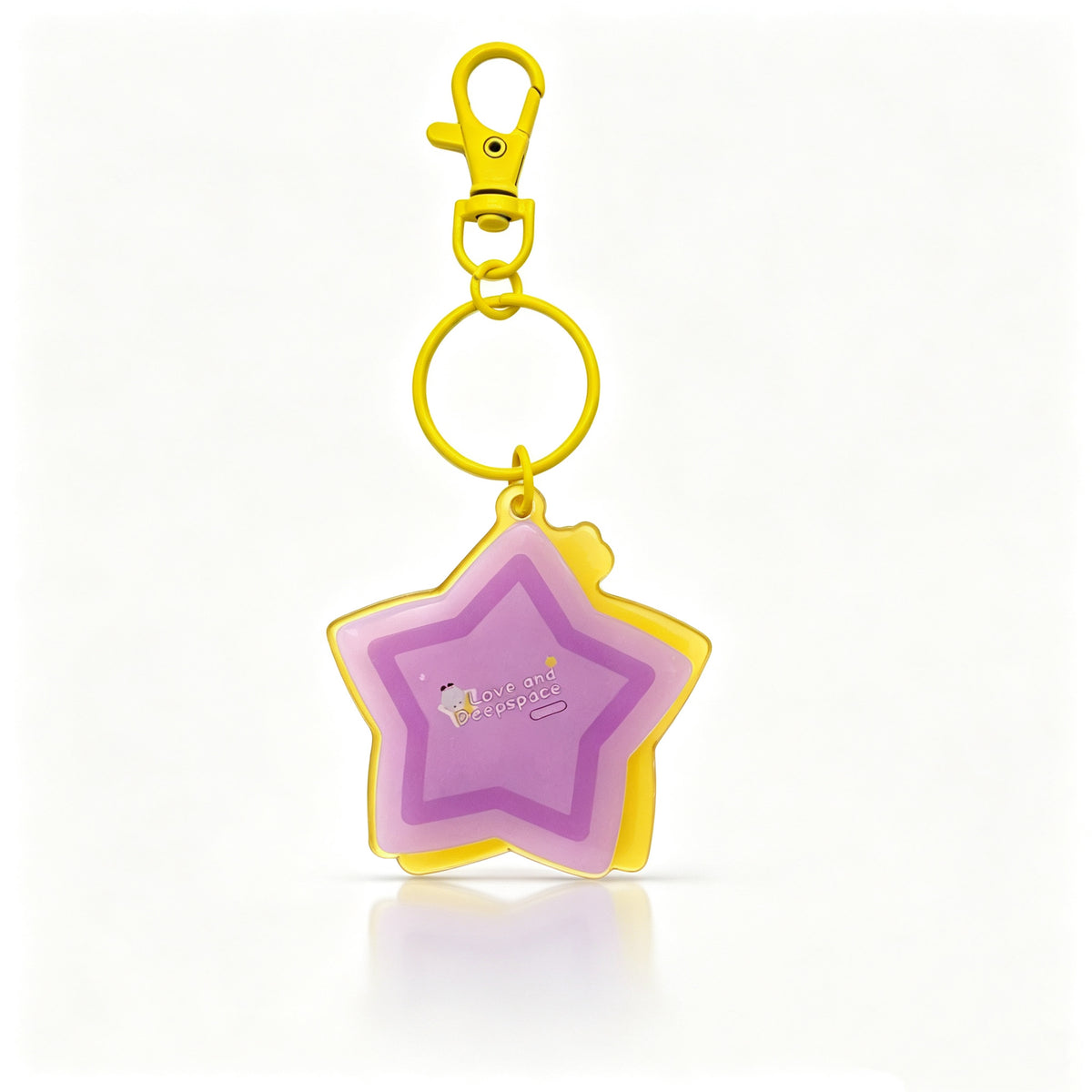 Love and Deepspace Xavier Acrylic Shaker Bag Charm | Cute Chibi Anime Collectible