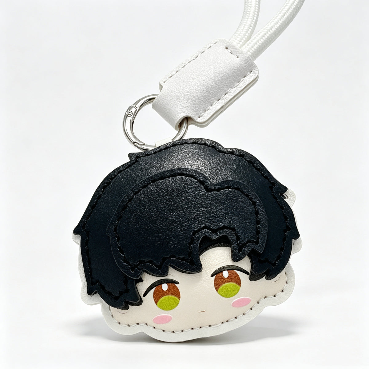 Love and Deepspace Zayne Cute Leather Bag Charm | Anime Keychain Pendant Collectible Gift