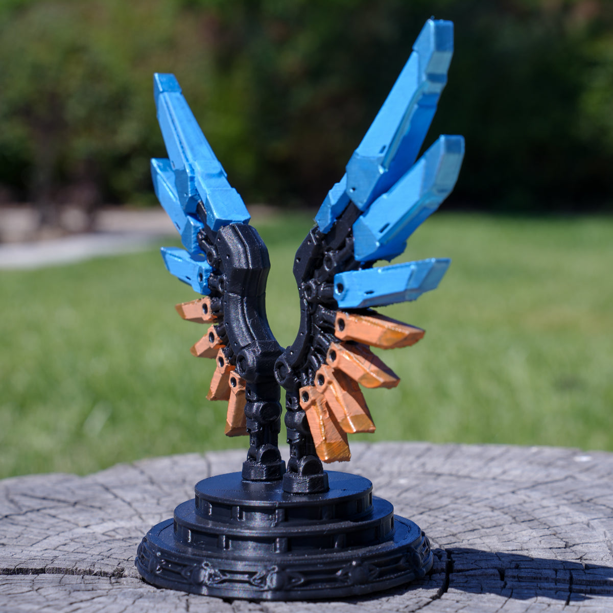 Love and Deepspace Caleb Doll Wing Display Stand | 3D Printed Mechanical Wings & Doll Display Accessory