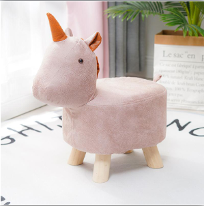 Technology cloth children's small stool household animal shoe changing stool