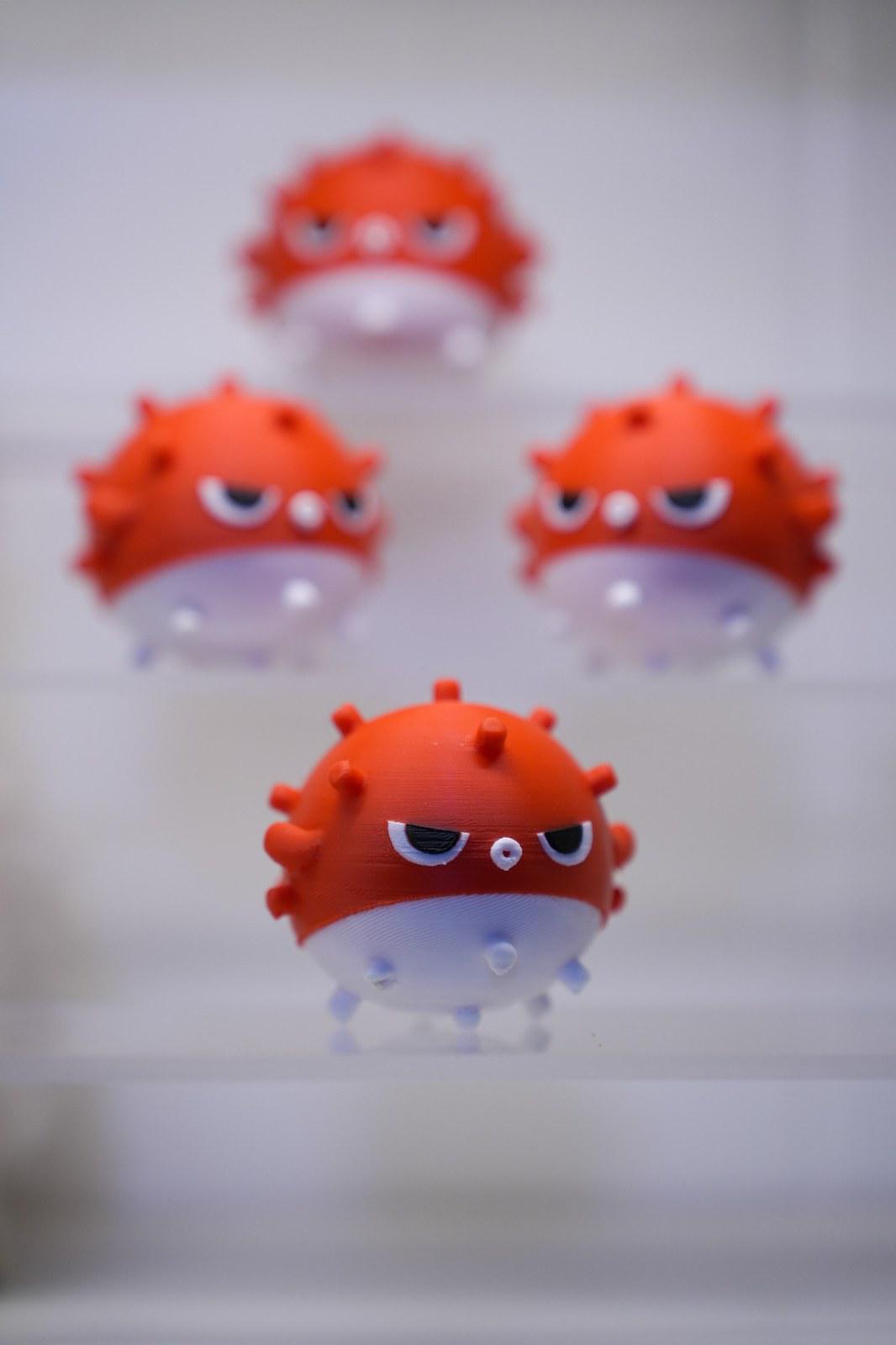Rafayel Bobo Fish - Love and Deepspace 3D Printed Figurine, Mini Desk Collectible — view 2