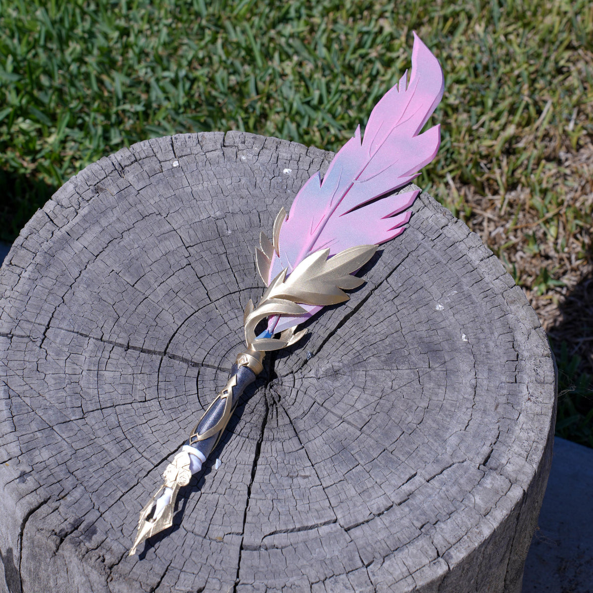 Honkai Star Rail Contract Quill Cosplay Prop, 3D Printed Feather Pen, Fantasy Costume Accessory — view 5