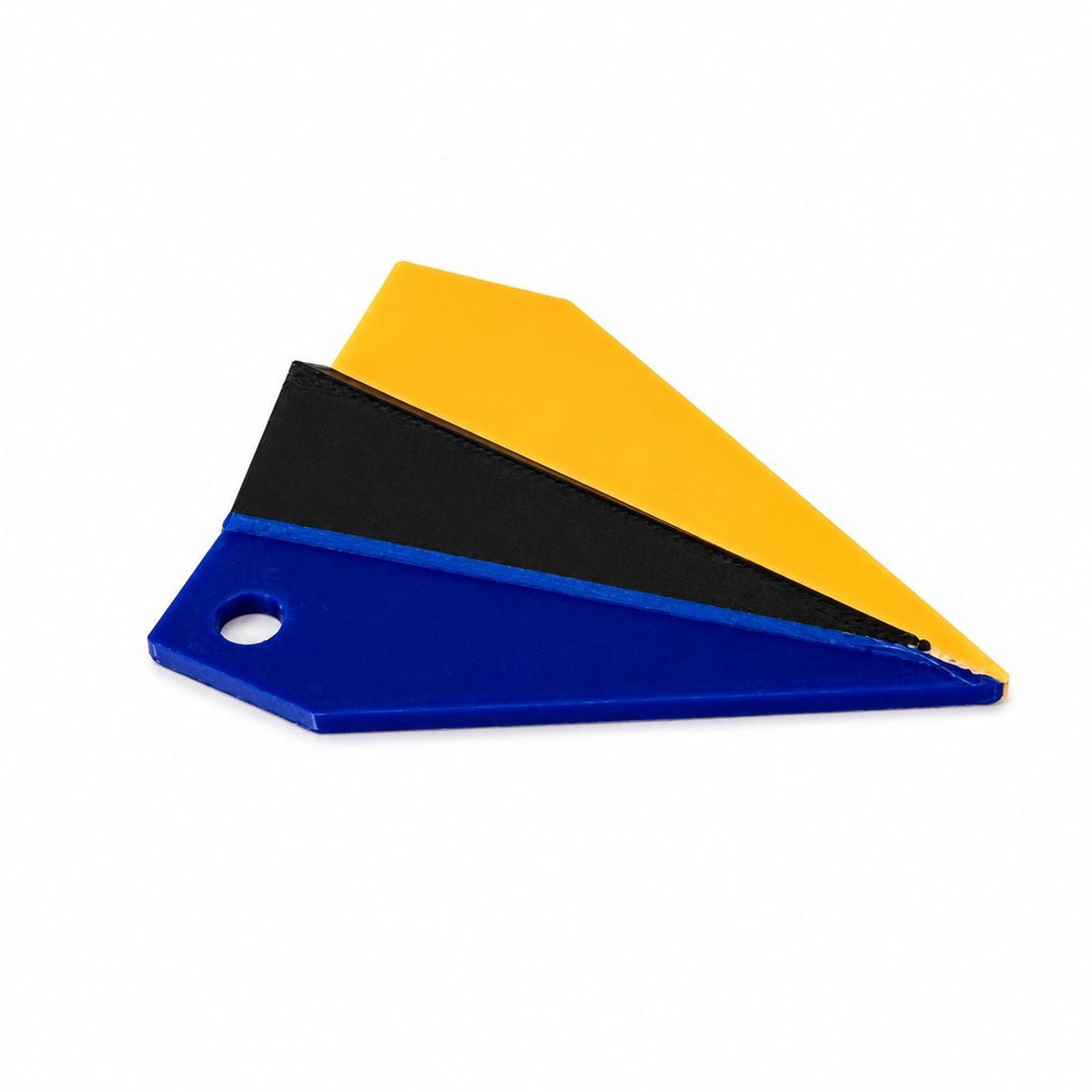 Love and Deepspace Caleb Airplane Keychain, 3D Printed PLA Charm (Blue, Black, Orange) — view 2