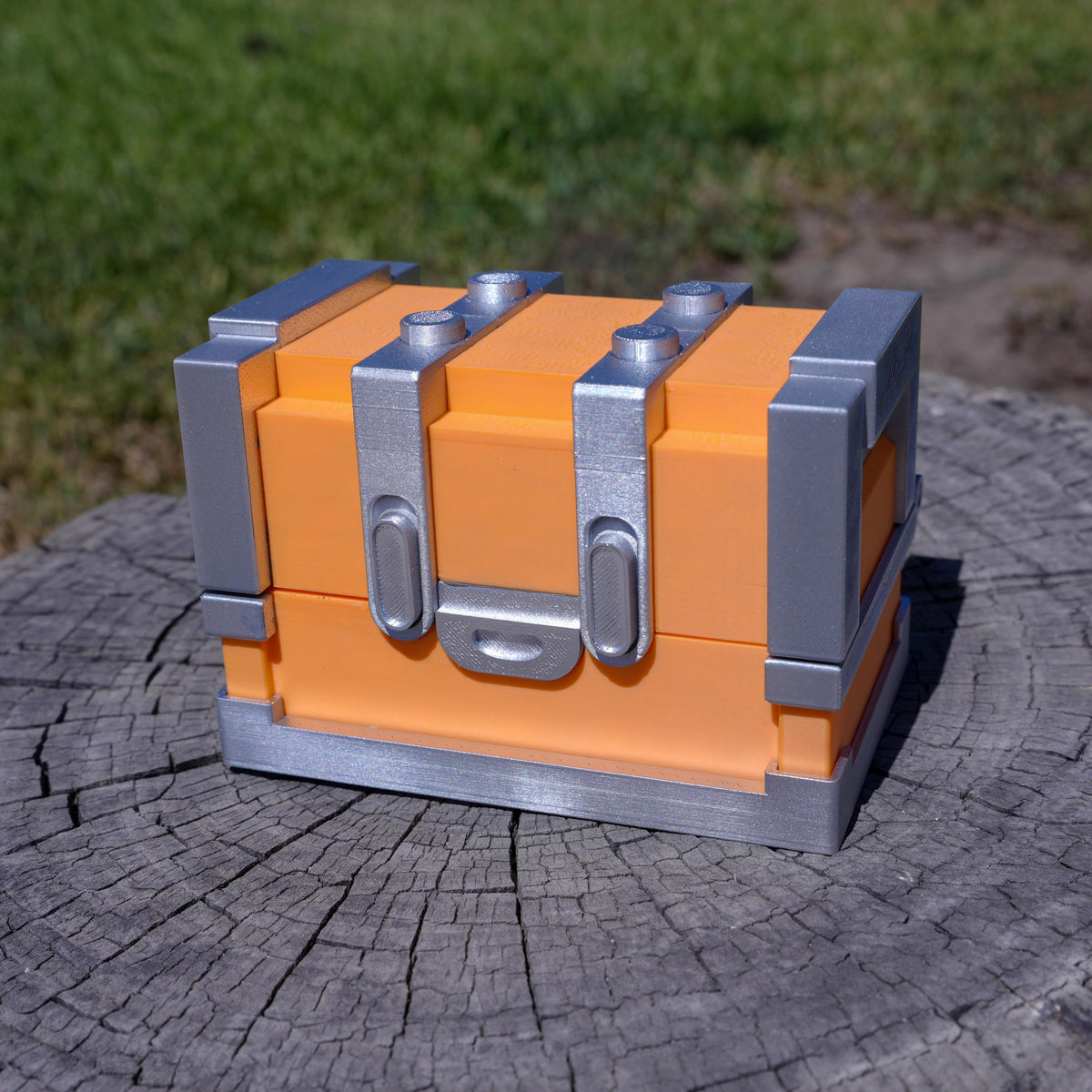 Honkai Star Rail Planarcadia Treasure Chest, 3D Printed Storage Box, Desk Organizer, Gamer Decor — view 3