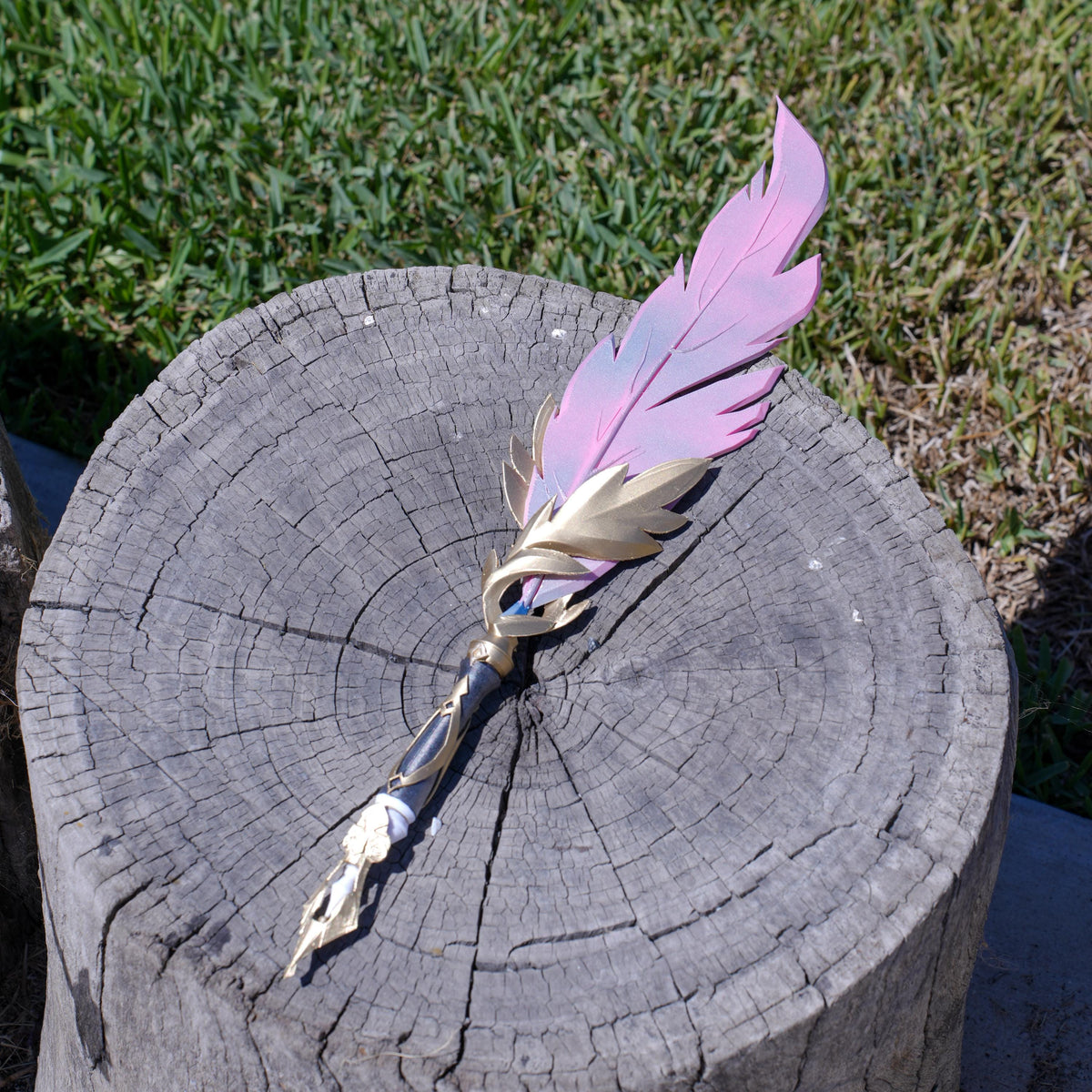 Honkai Star Rail Contract Quill Cosplay Prop, 3D Printed Feather Pen, Fantasy Costume Accessory — view 6