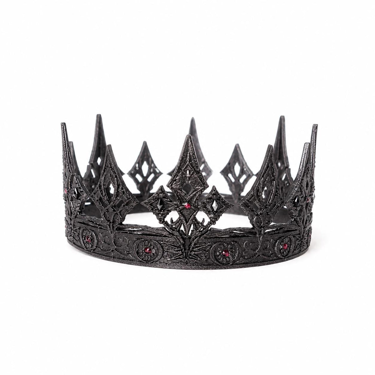 Love and Deepspace Xavier Moonfall Crown, 3D Printed Mini Doll Crown, King of Darknight Collectible, Gothic Doll Accessory