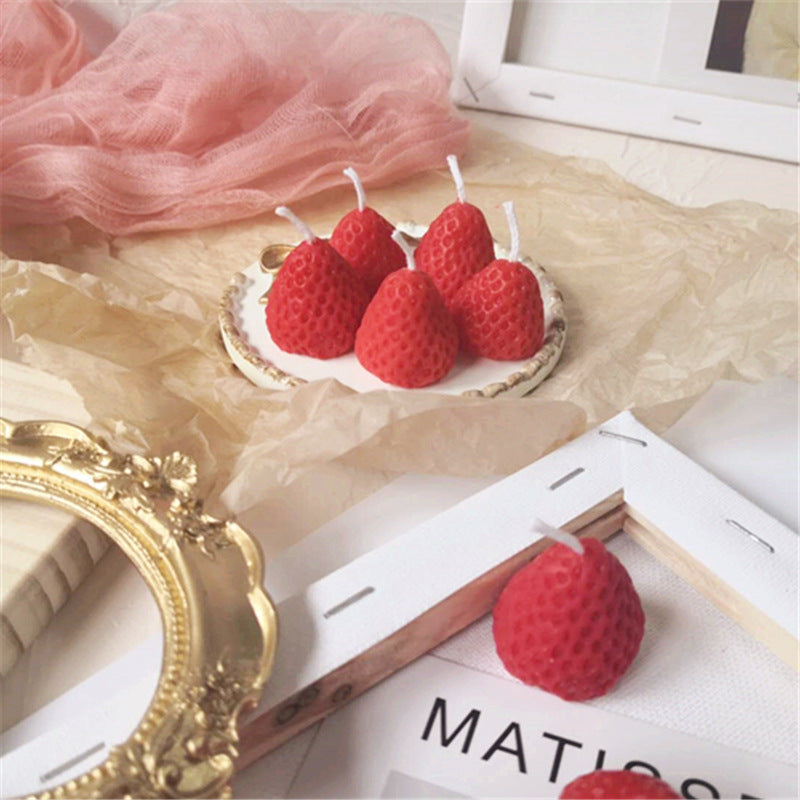 Strawberry Aromatherapy Candles Birthday Gift