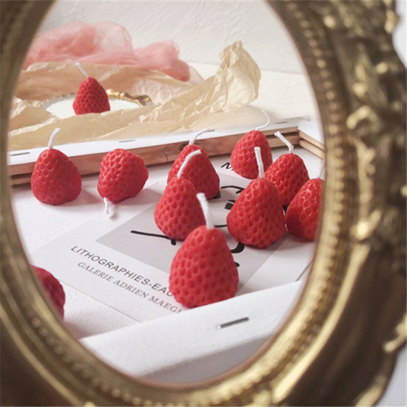 Strawberry Aromatherapy Candles Birthday Gift