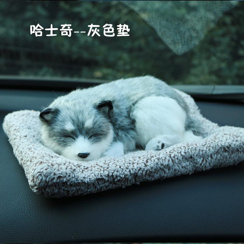 Lifelike Husky Bamboo Charcoal Bag Home Decor Car Accessories