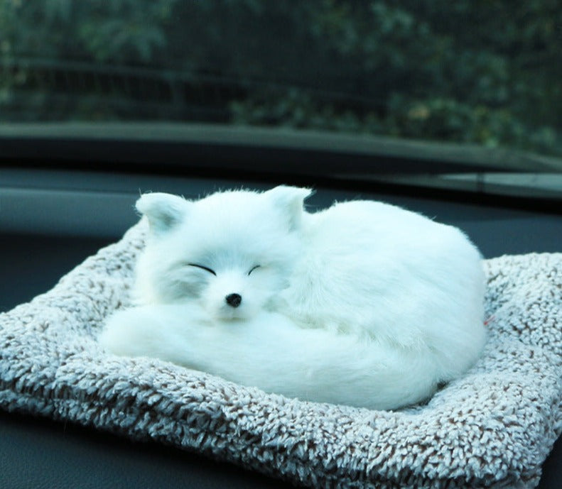 Lifelike Fox Bamboo Charcoal Bag Home Decor Car Accessories