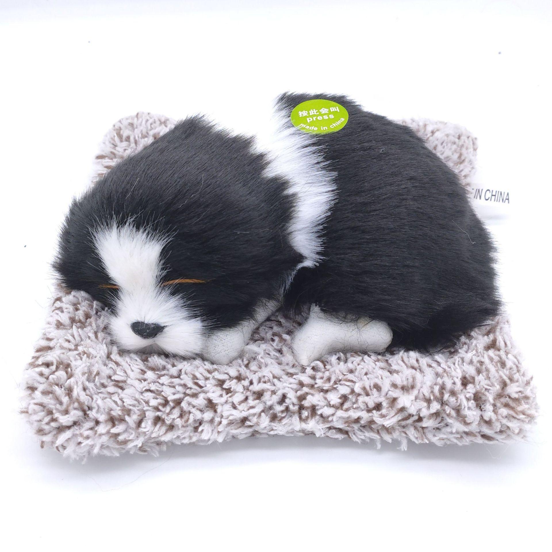 Lifelike Border Collie Bamboo Charcoal Bag Home Decor Car Accessories