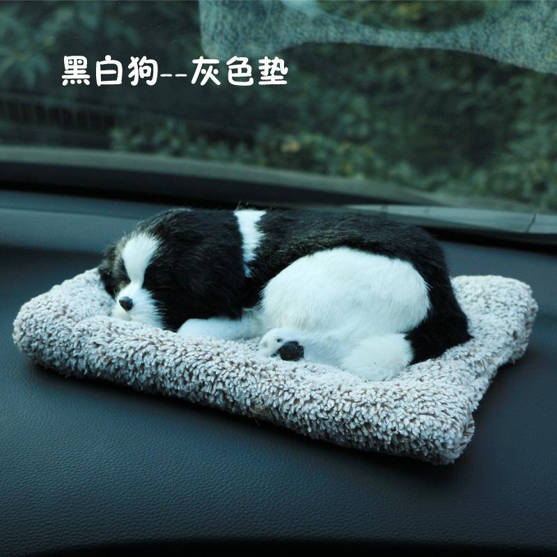 Lifelike Border Collie Bamboo Charcoal Bag Home Decor Car Accessories